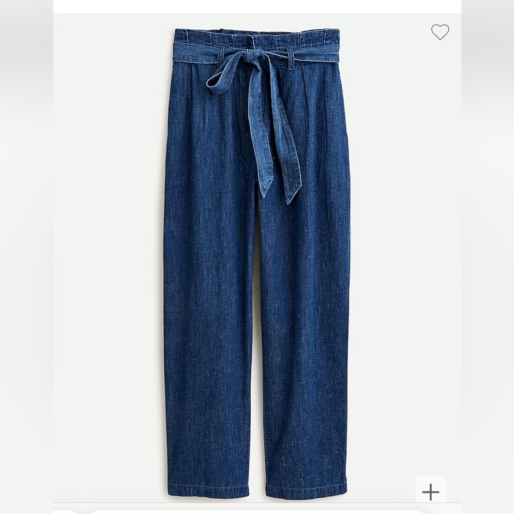 Paper Bag High-Waist J. Crew Denim